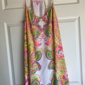 Lilly Pulitzer Pink and Green Patterned Dress